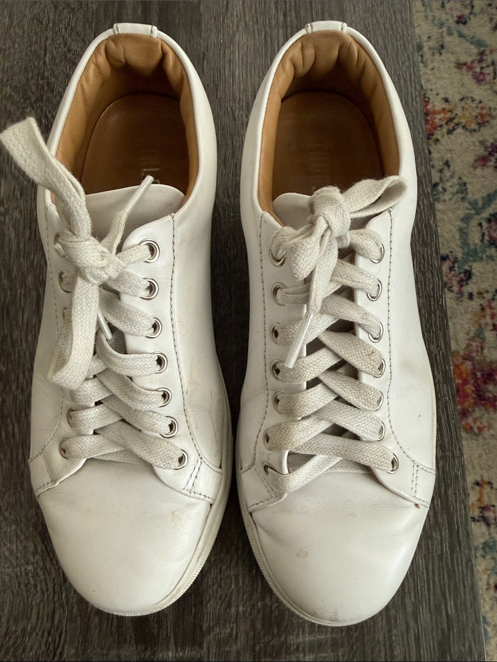 Thursday Women's White Leather Low-Top Sneakers